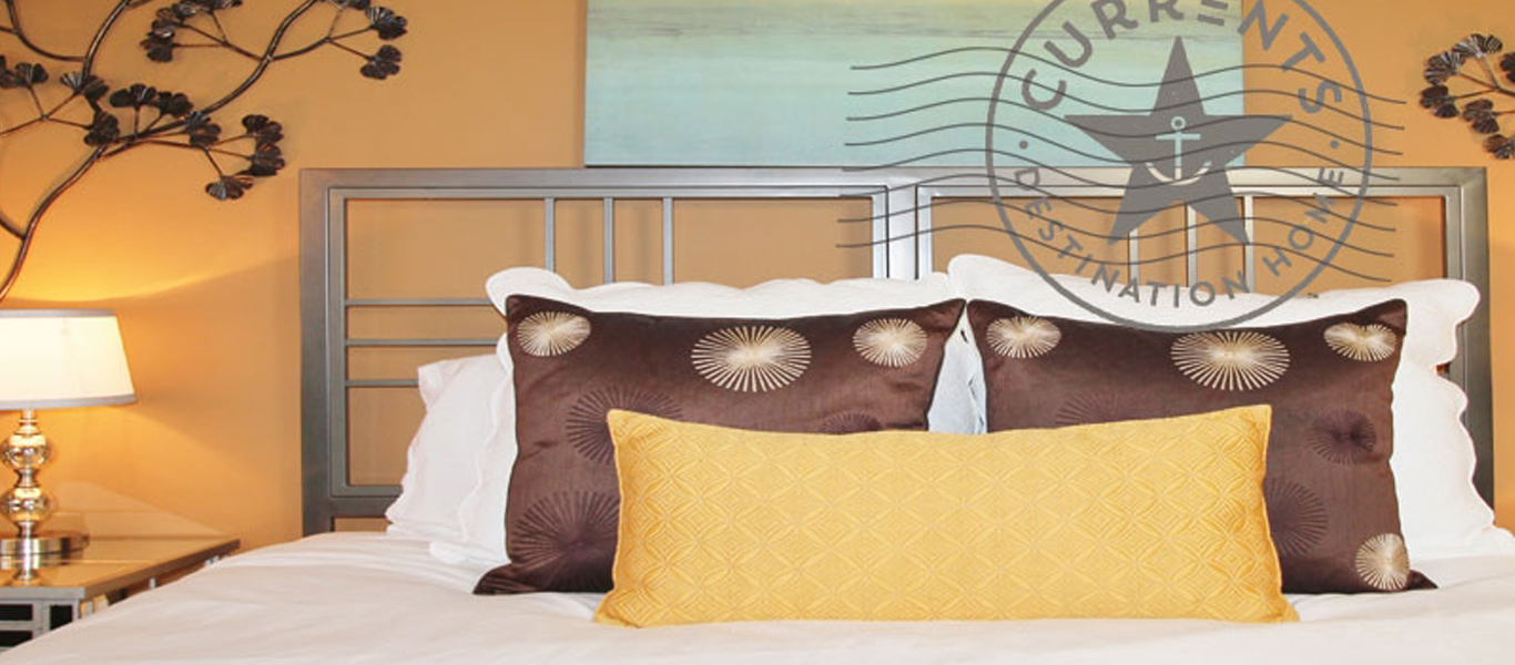 Comfortable beds and pillows at Currents
